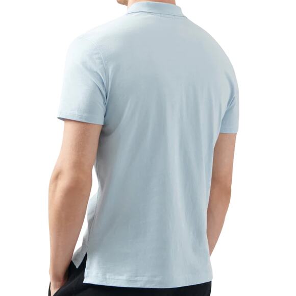 ATM Anthony Thomas Melillo NWT Classic Jersey Polo Blue Size XL Short Sleeve - Picture 2 of 12